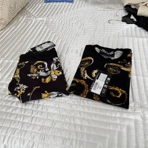 Versace Jeans Collection Black and Yellow Baroque